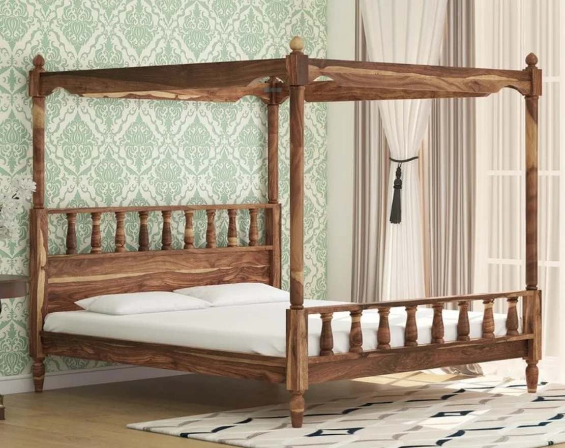 Fluted Arch Panel Master Bed - Treescape Living Design TS-BED-14